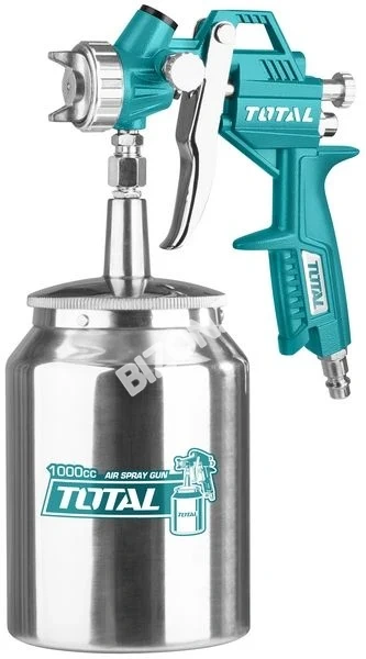 Краскораспылитель пневматический с нижним бачком TOTAL TAT10605