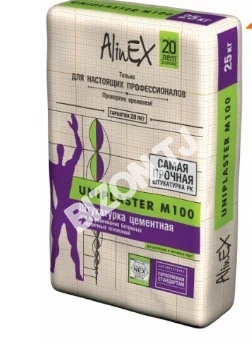 Штукатурка Alinex Унипластер М100, 25кг