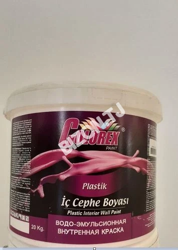 Краска водоэмульсионная для наружных работ Colorex, 20кг