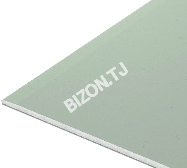 Гипсокартонный (потолочный) лист Knauf влагостойкий 2500х1200х9,5мм (Узбексистан)
