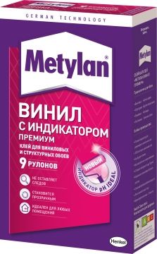 Обойные клей METYLAN Винил Премиум с индикатором, 300гр
