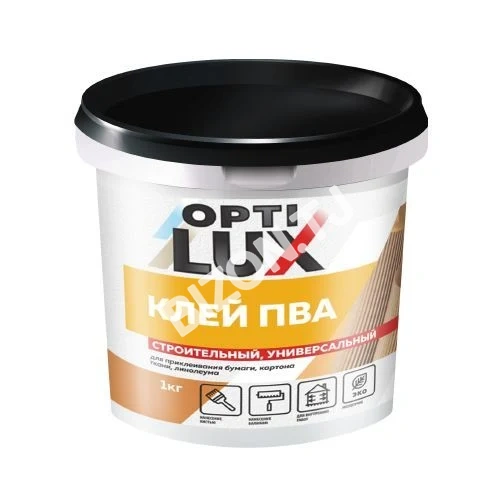 Клей ПВА строительно-универсальный «OPTILUX»,1кг