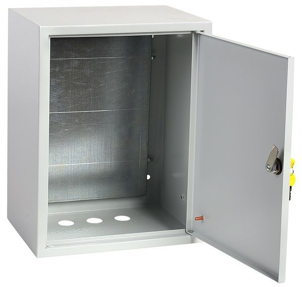 Шкаф металлический с монтажной платой IEK ЩМП-1-1 36 УХЛ3 IP31 LIGHT (395х310х150мм)