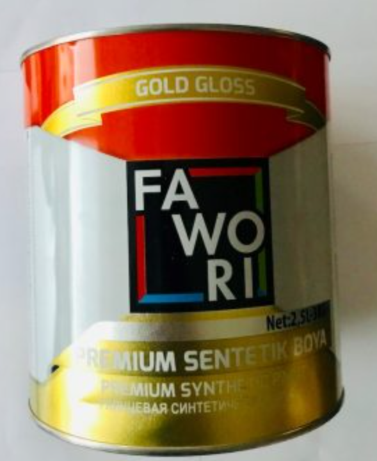 Синтетическая краска FAWORI, PREMIUM SYNTHETIC PAINT WHITE 0.75L