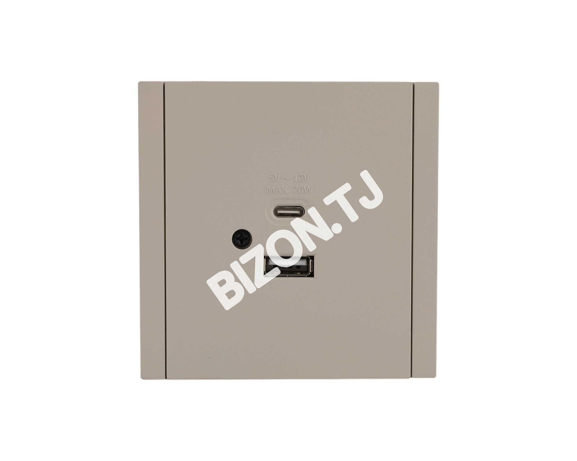 Розетка USB+TYPE C 20Вт, с / у, Мокко, серия NIZMO, ELECTRIC 96 / 8, 283-03630