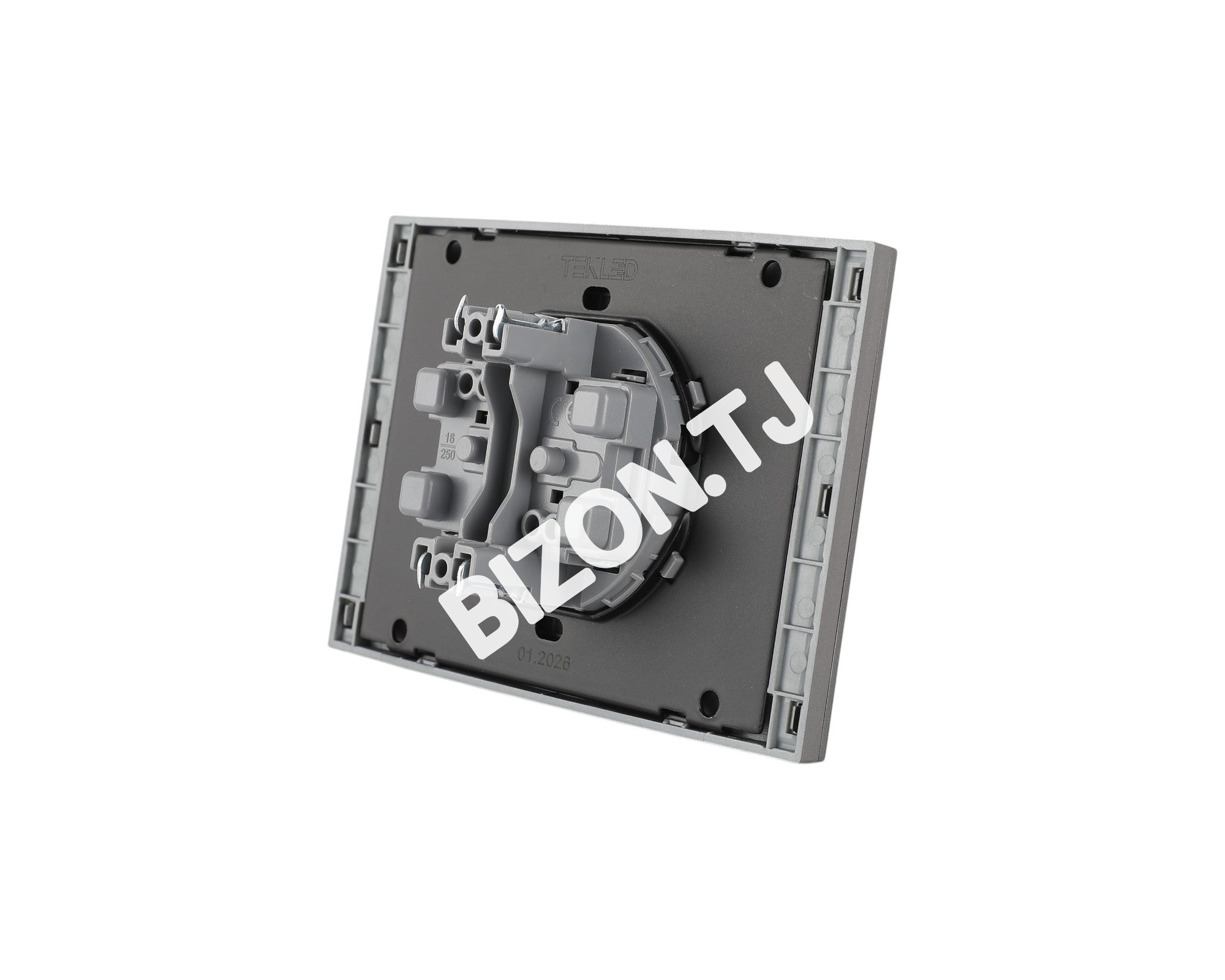 Розетка 2-я 2pin б / з, с / у, Мокко, серия NIZMO, ELECTRIC 84 / 7, 283-03618 13