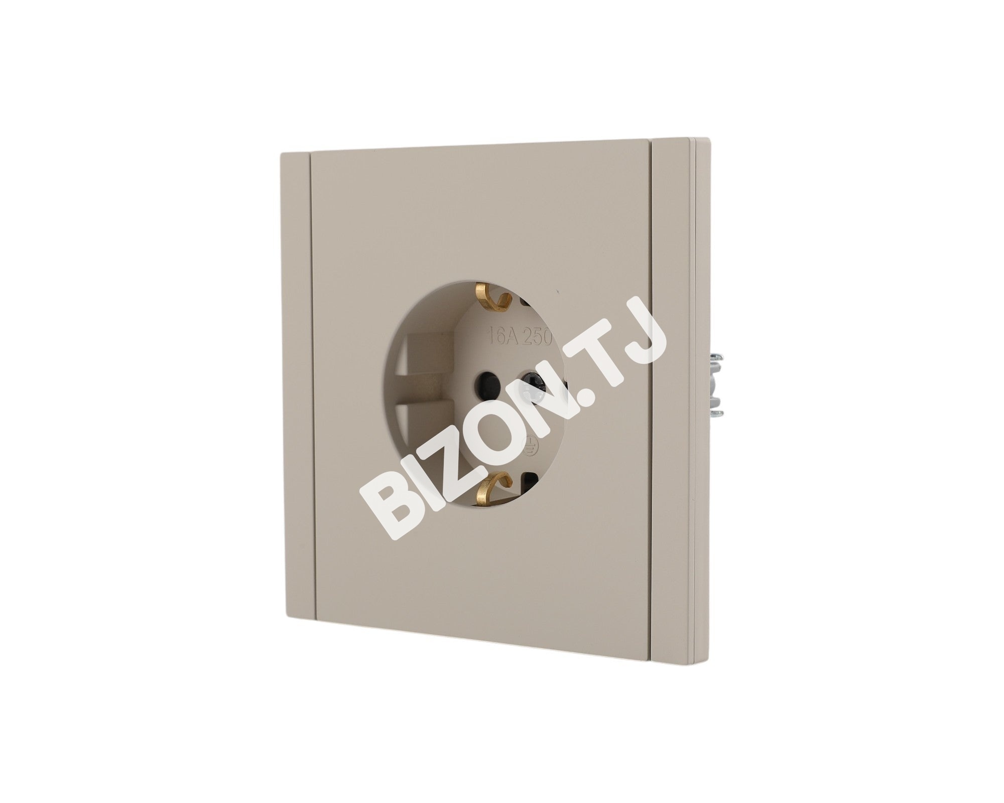 Розетка SCHUKO с / з, с / у, Мокко, серия NIZMO, ELECTRIC 120 / 10, 283-03612 3