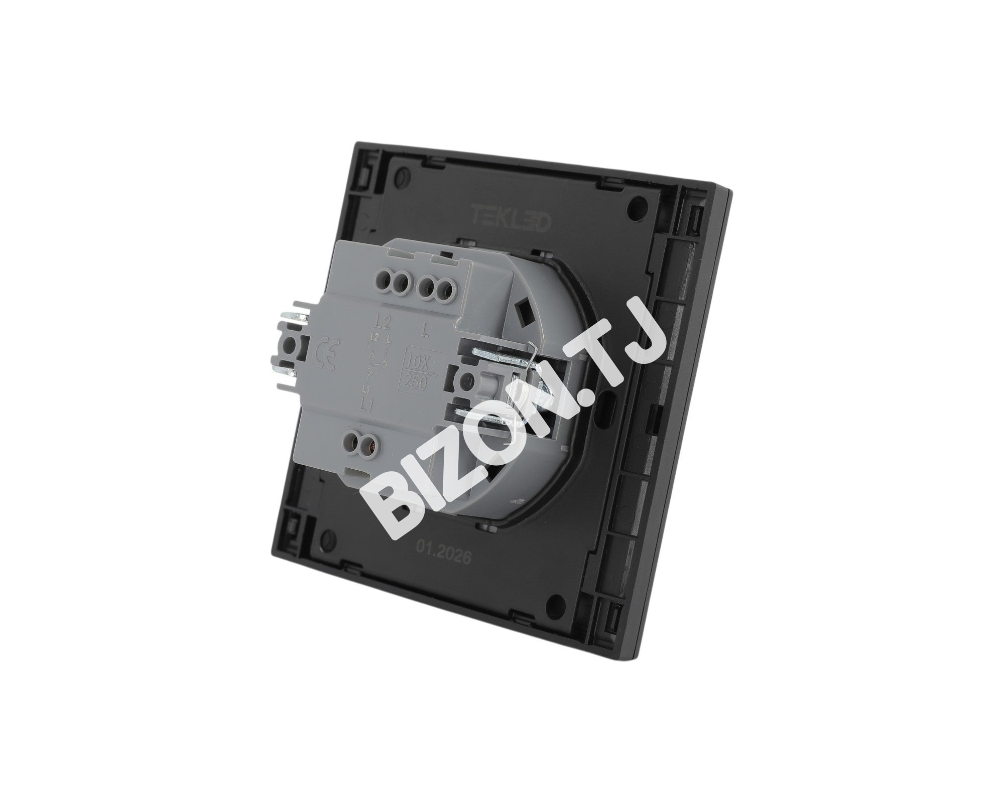 Переключатель 1-кл, с / у, Черный, серия NIZMO, ELECTRIC 120 / 10, 283-03506 4