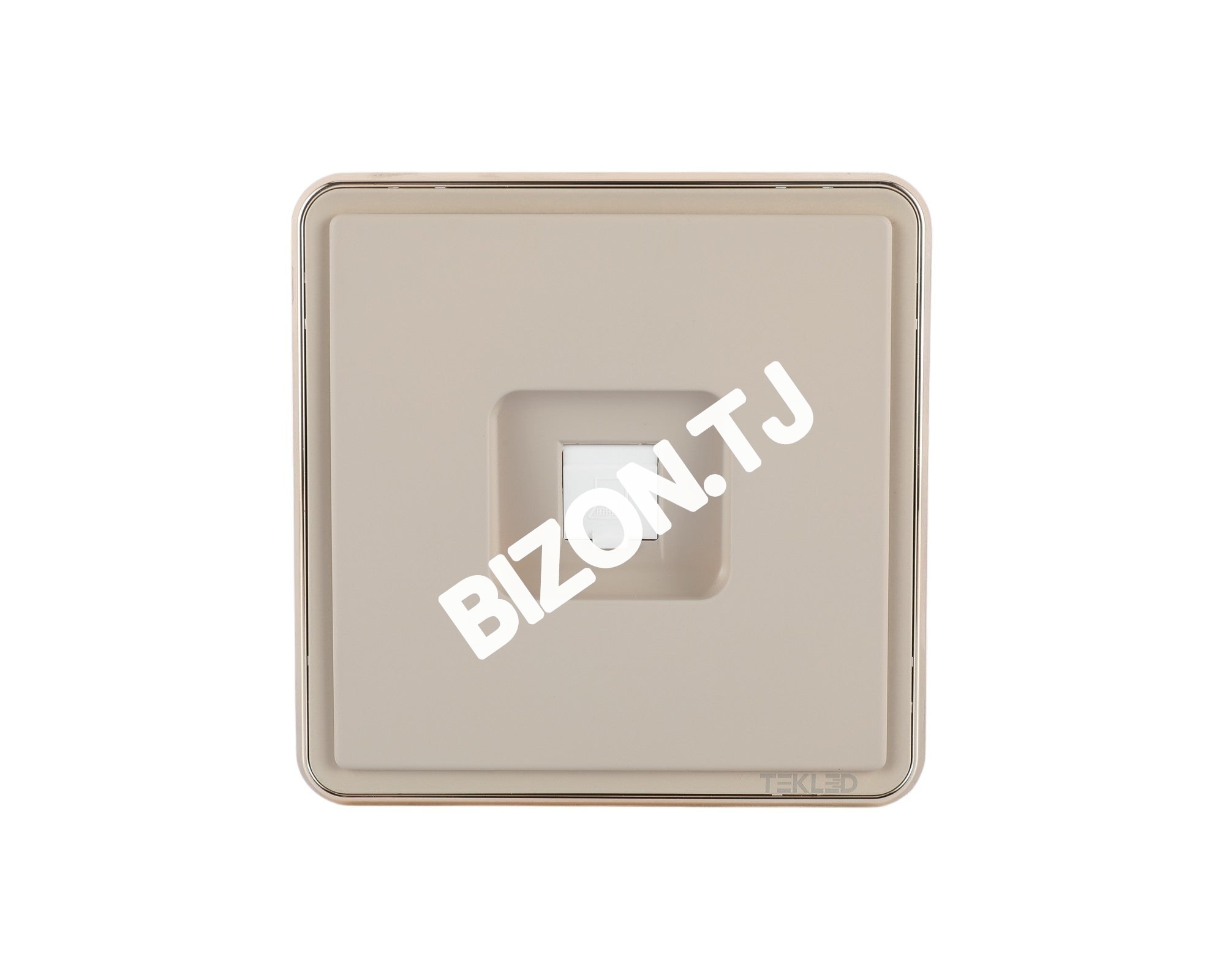 Розетка компьютер RJ45 CAT6, с / у, Мокка, серия SAKURA, 100 / 10, 282-03460