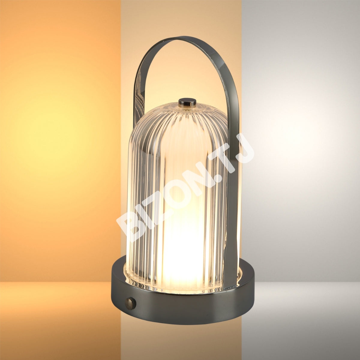 Светильник настольный LED Acrylic D120H230 FRECH золотой, 130-03720 9