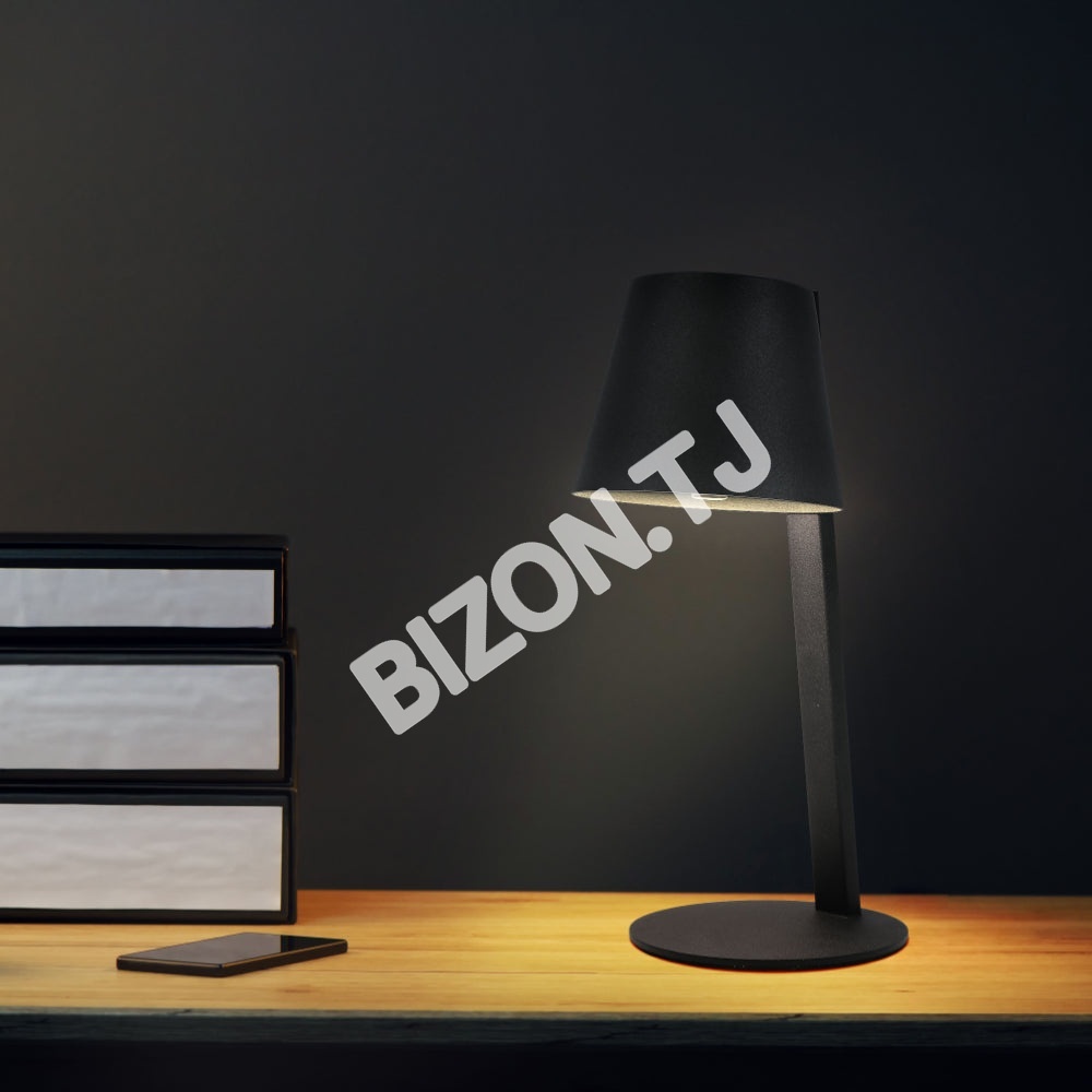 Лампа черный LED настольный лампа 3 Colour 2 Вт, 130-03787 2