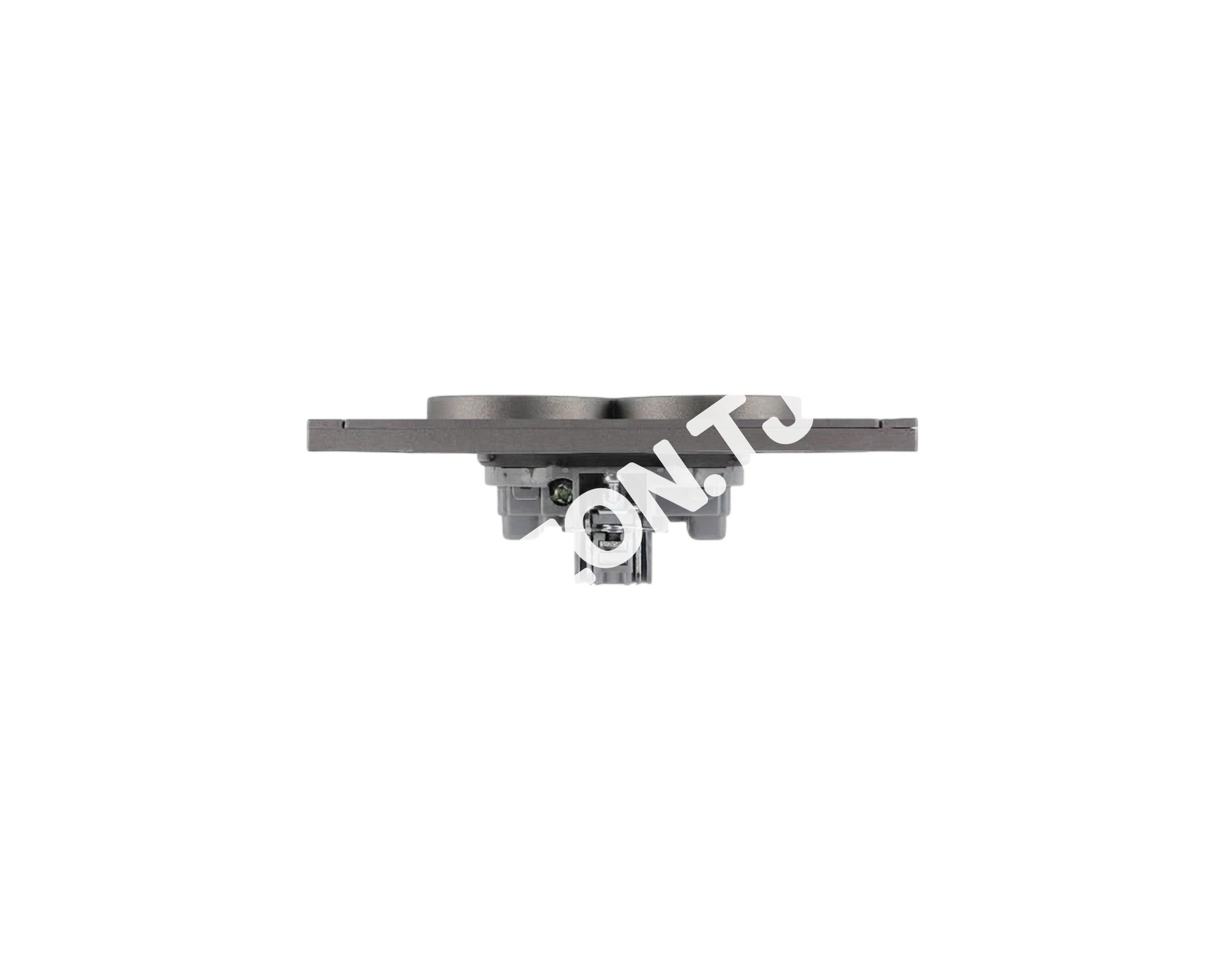 Розетка 2-я 2pin б / з, с / у, Мокко, серия NIZMO, ELECTRIC 84 / 7, 283-03618 14