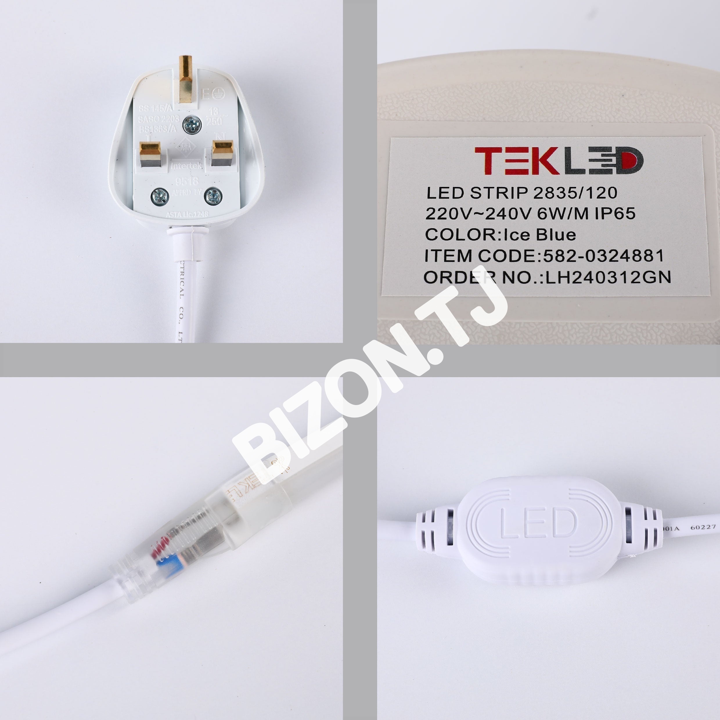 LEDlentа2835 LEMONYELLOW SOFT 6 Вт / M 220VIP65100, 582-032488 42