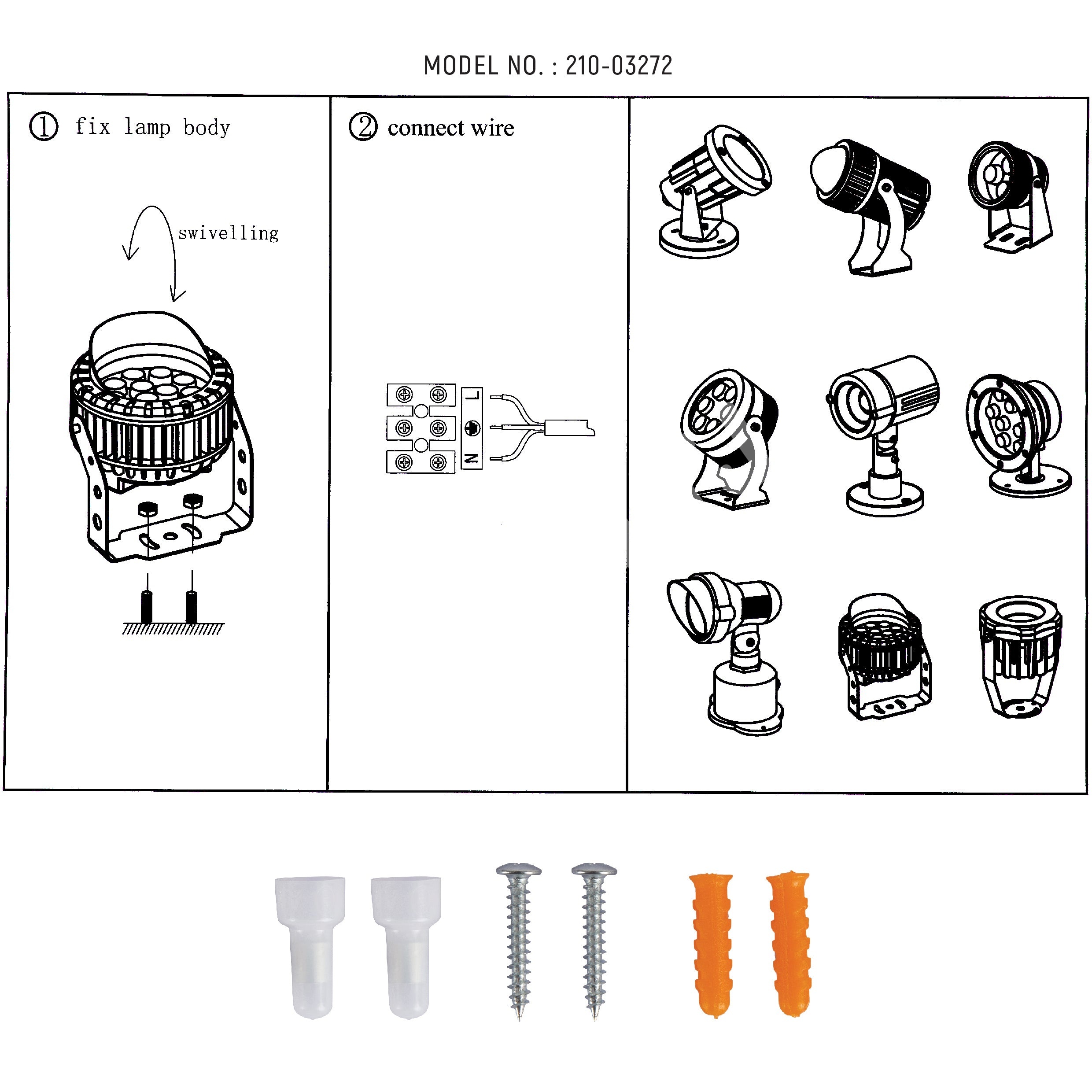 Светильник LED SP001 12 Вт 4000 К D130мм, 210-03271 24