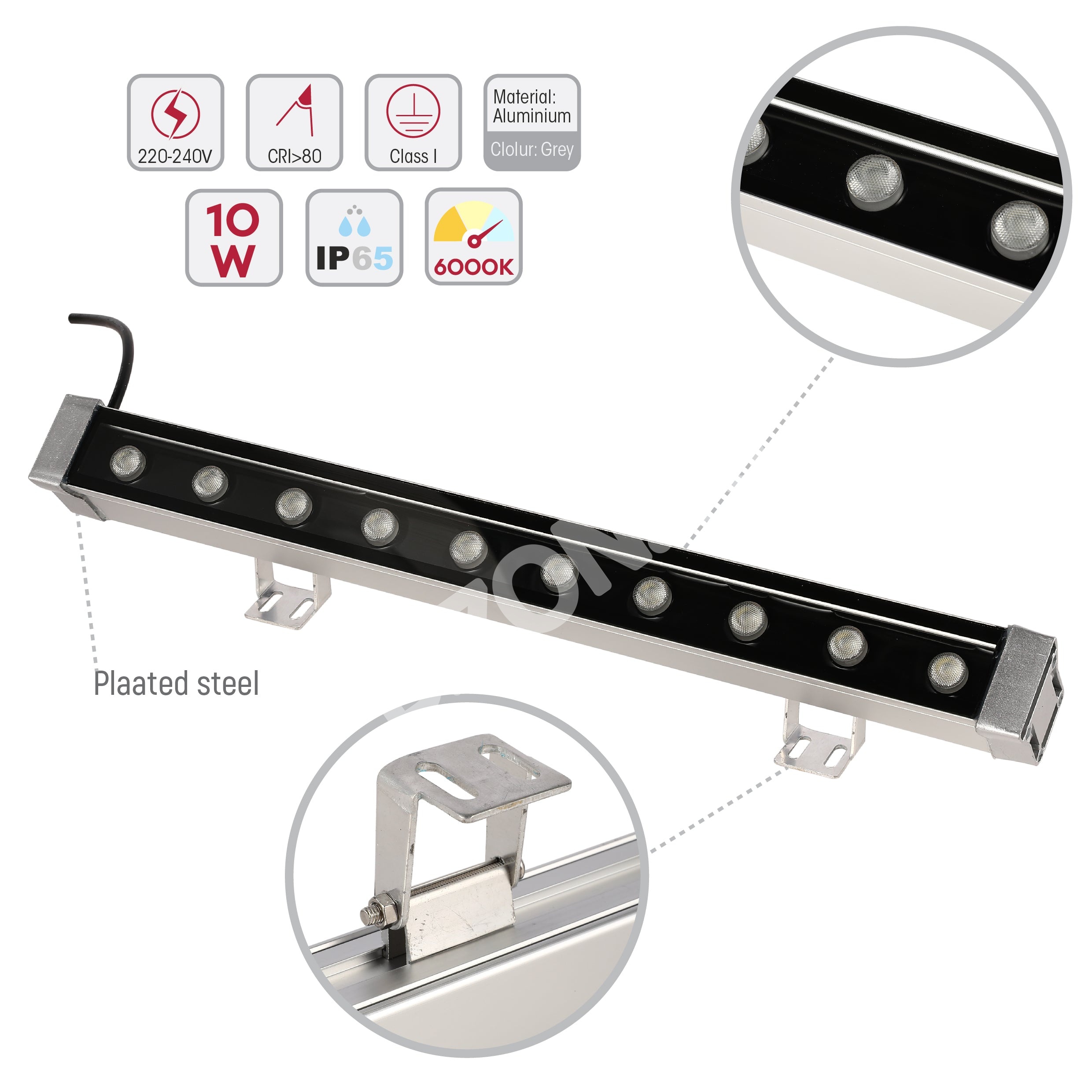 Прожектор LED WW02 18 Вт 100 см 4000 К IP, 224-03145 20