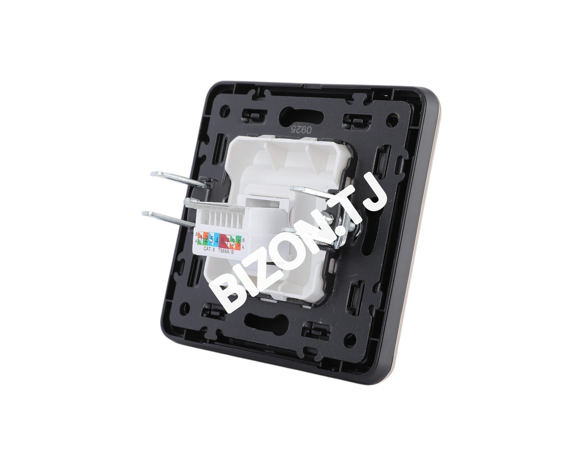Розетка компьютер RJ45 CAT6, с / у, Бирюза, серия SAKURA, 100 / 10, 282-03580 15