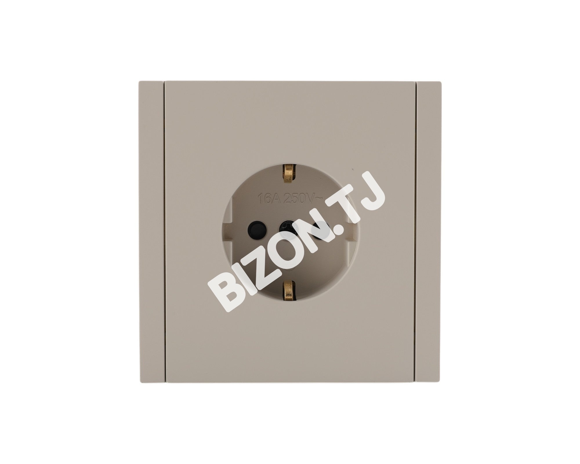 Розетка SCHUKO с / з, с / у, Мокко, серия NIZMO, ELECTRIC 120 / 10, 283-03612