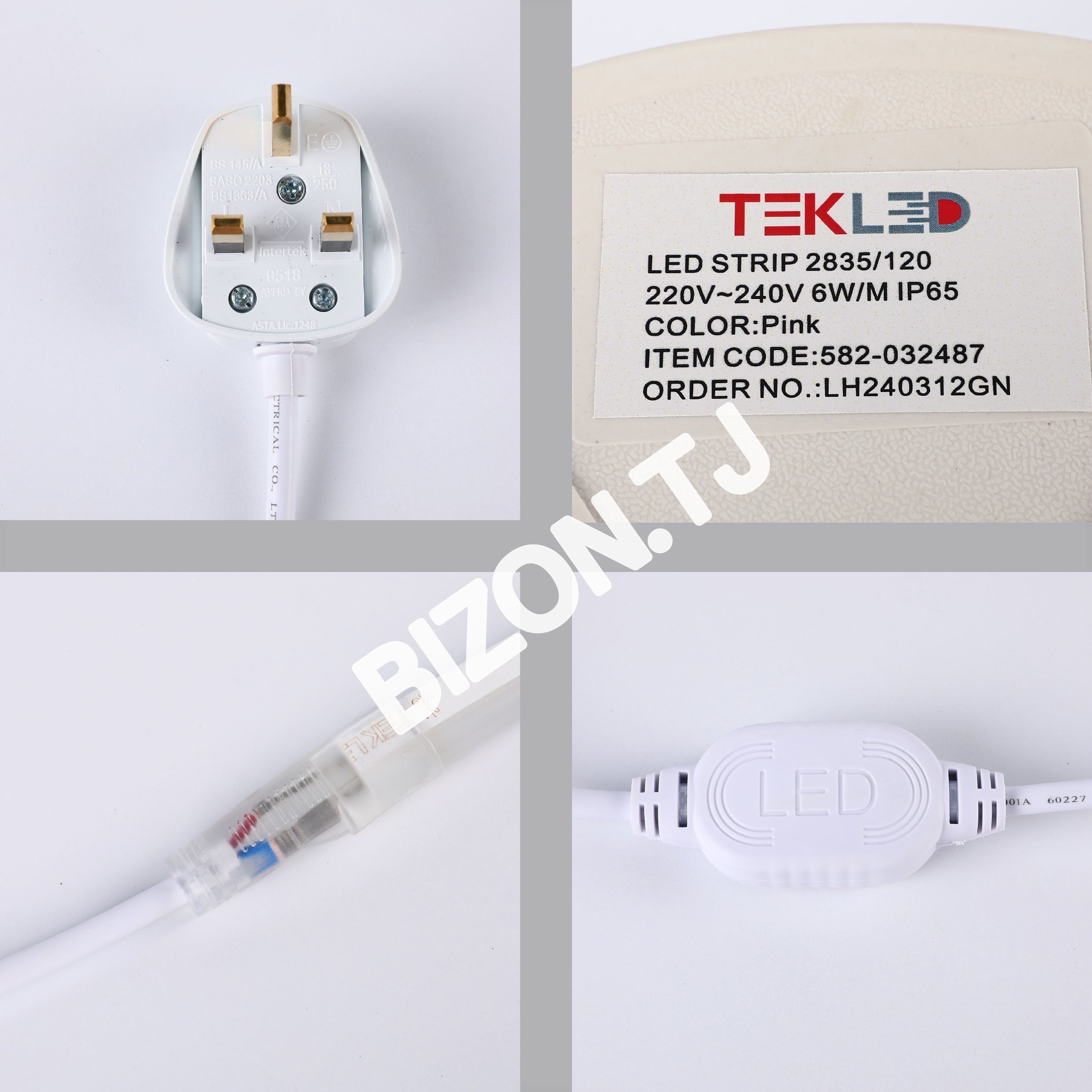 LEDlentа2835 LEMONYELLOW SOFT 6 Вт / M 220VIP65100, 582-032488 40