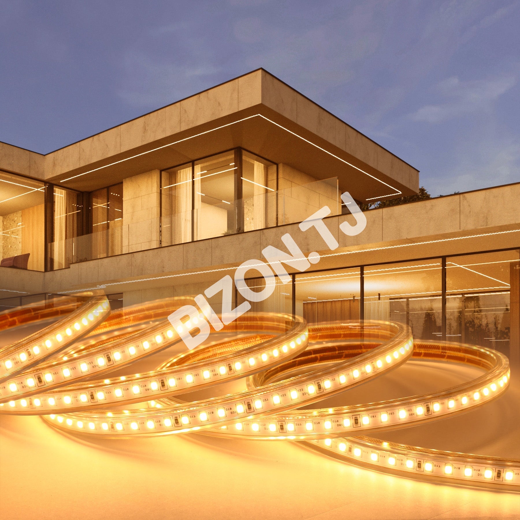 LED lentа 2835-120L 6 Вт 220 В теплый белый 50 м, 582-15271 3