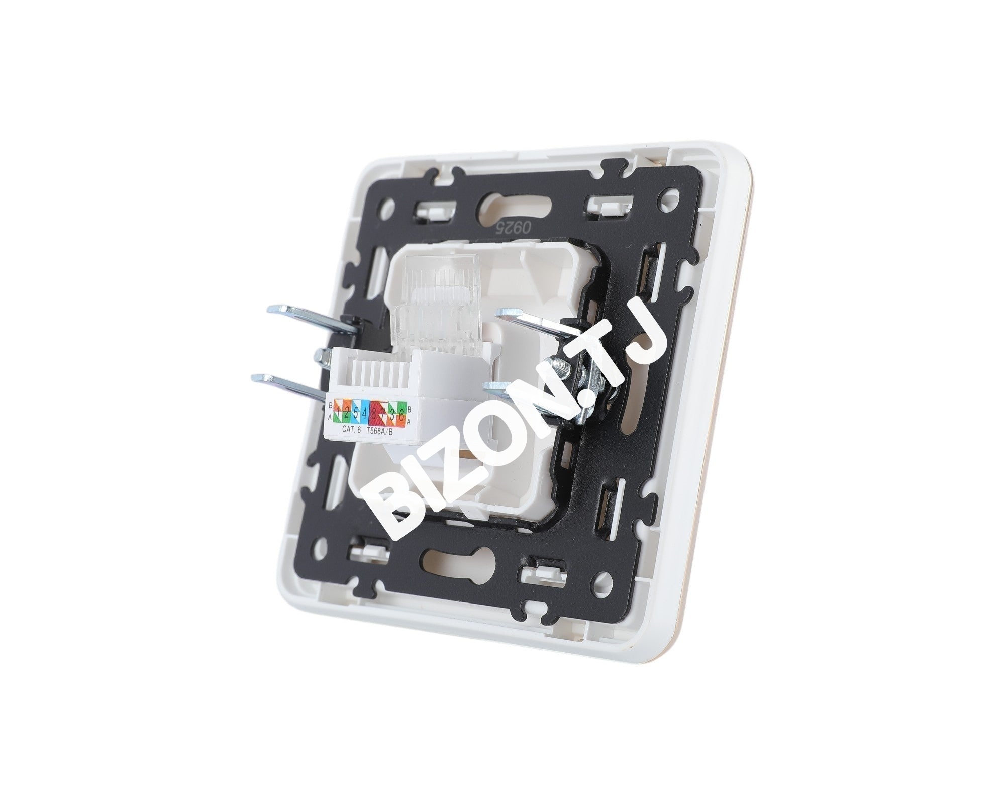 Розетка компьютер RJ45 CAT6, с / у, Бирюза, серия SAKURA, 100 / 10, 282-03580 10