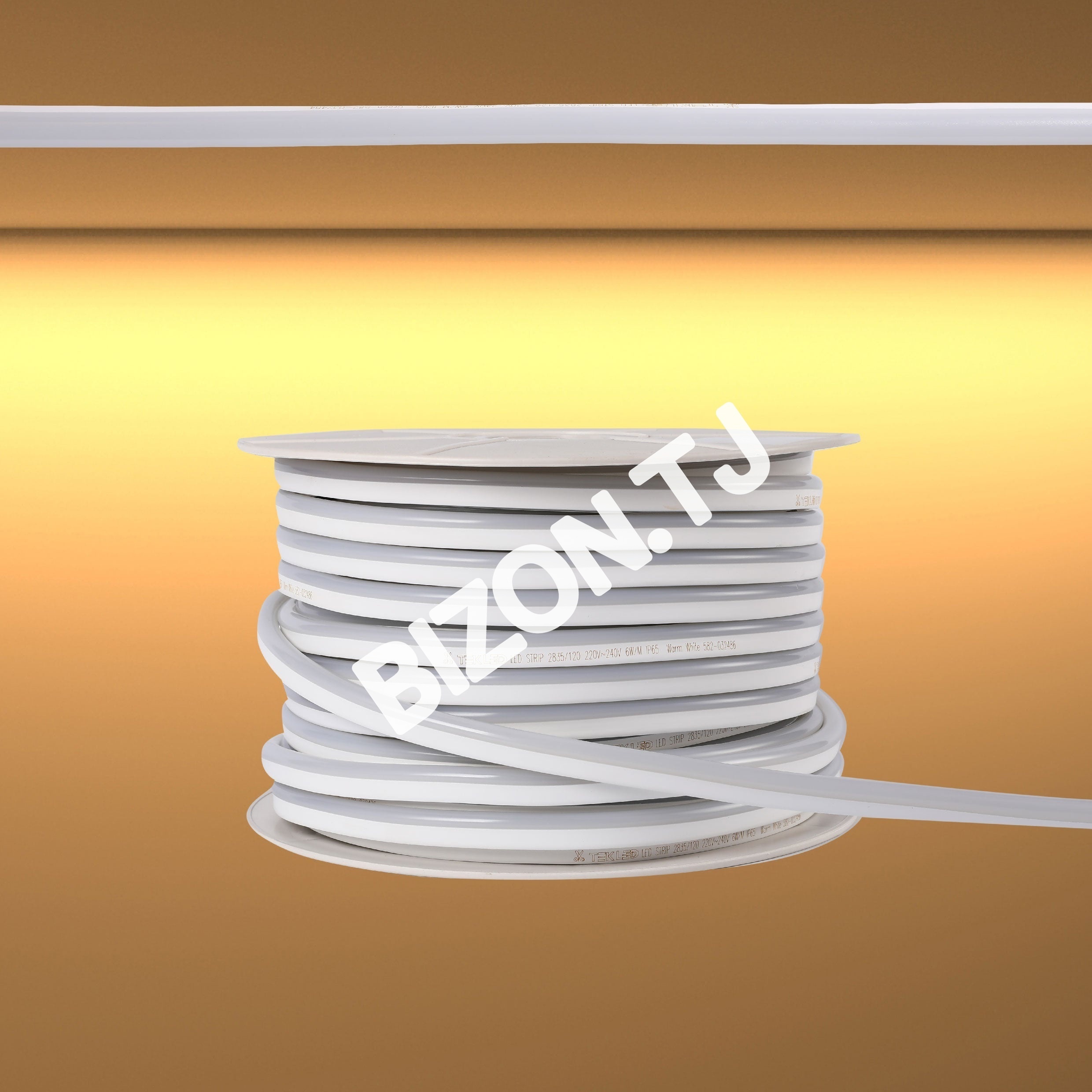 LEDlentа 2835 WARMWHITE SOFT 6 Вт / M 220 В IP65100, 582-032486
