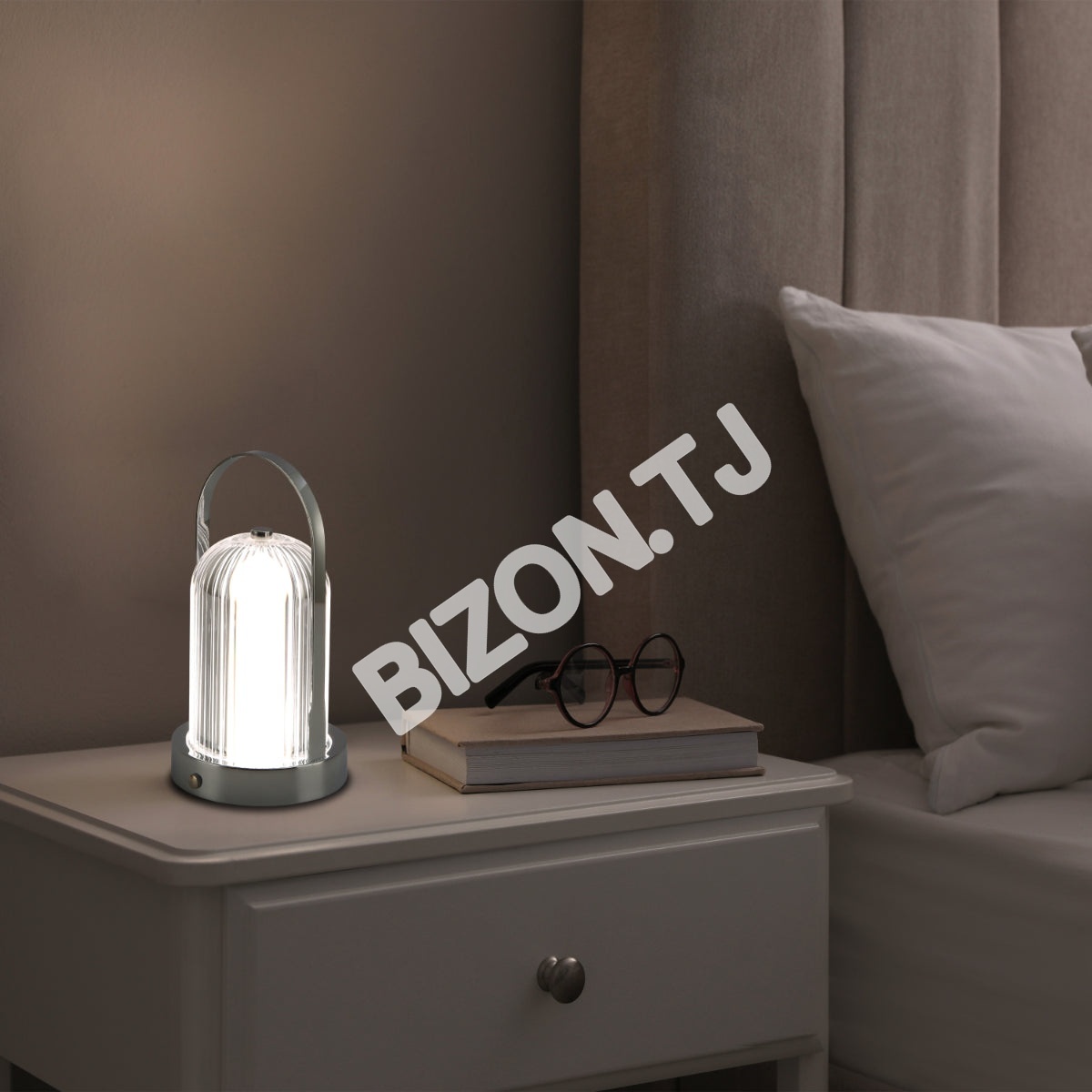 Светильник настольный LED Acrylic D120H230 FRECH золотой, 130-03720 11