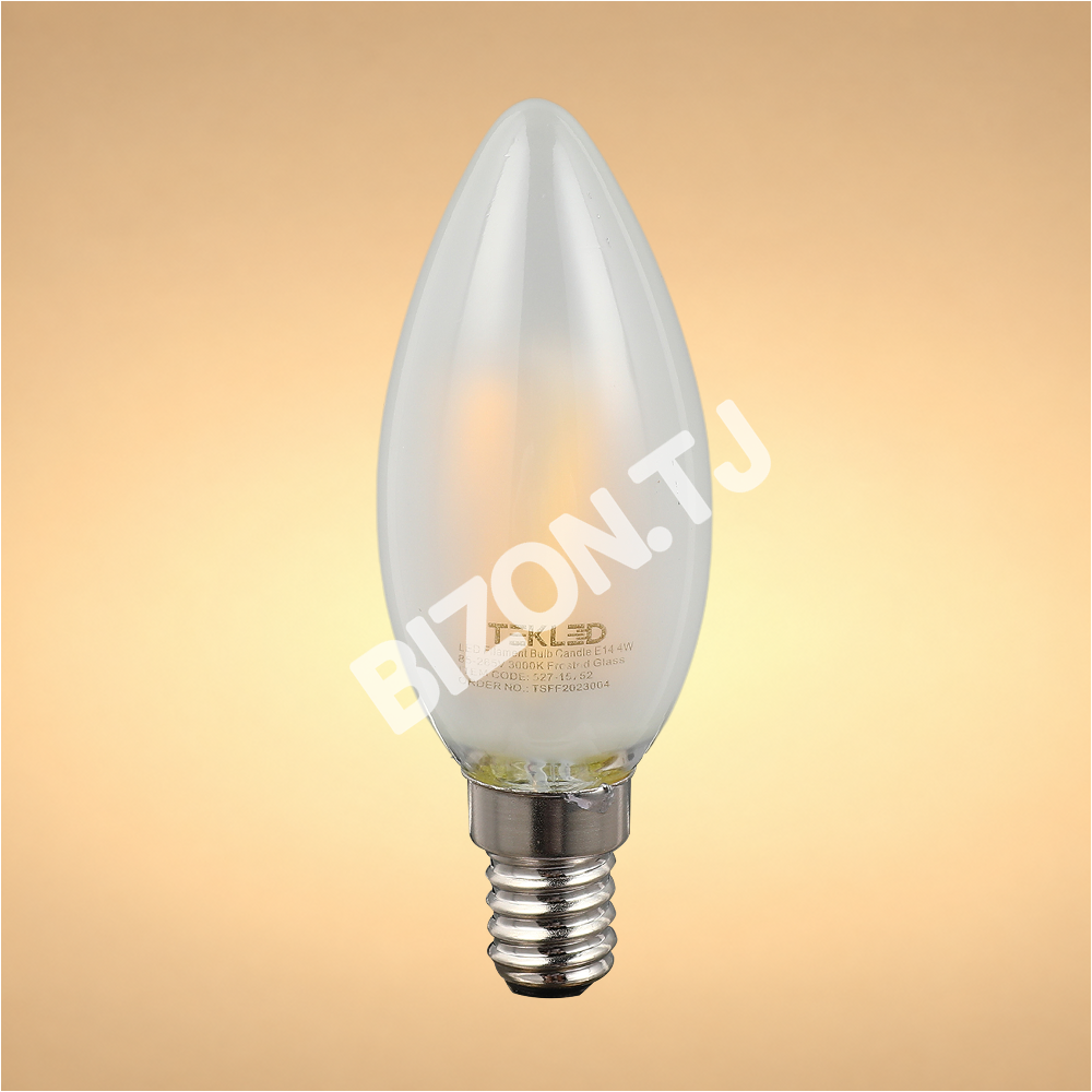 Лампа LED Filament Bulb Candle 4 Вт E14 85-265 В 3000 К Fros, 527-15752