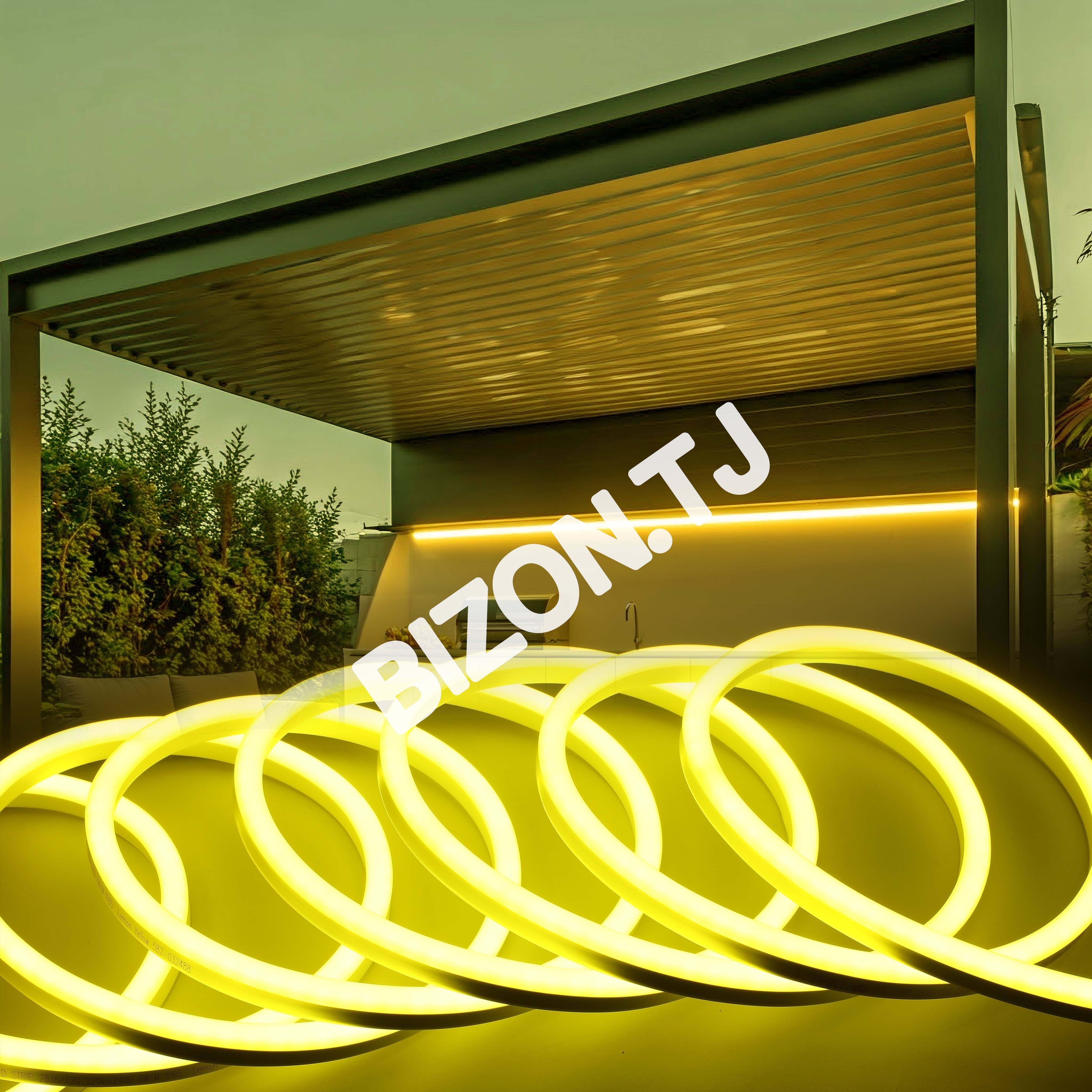 LEDlentа2835 LEMONYELLOW SOFT 6 Вт / M 220VIP65100, 582-032488 3