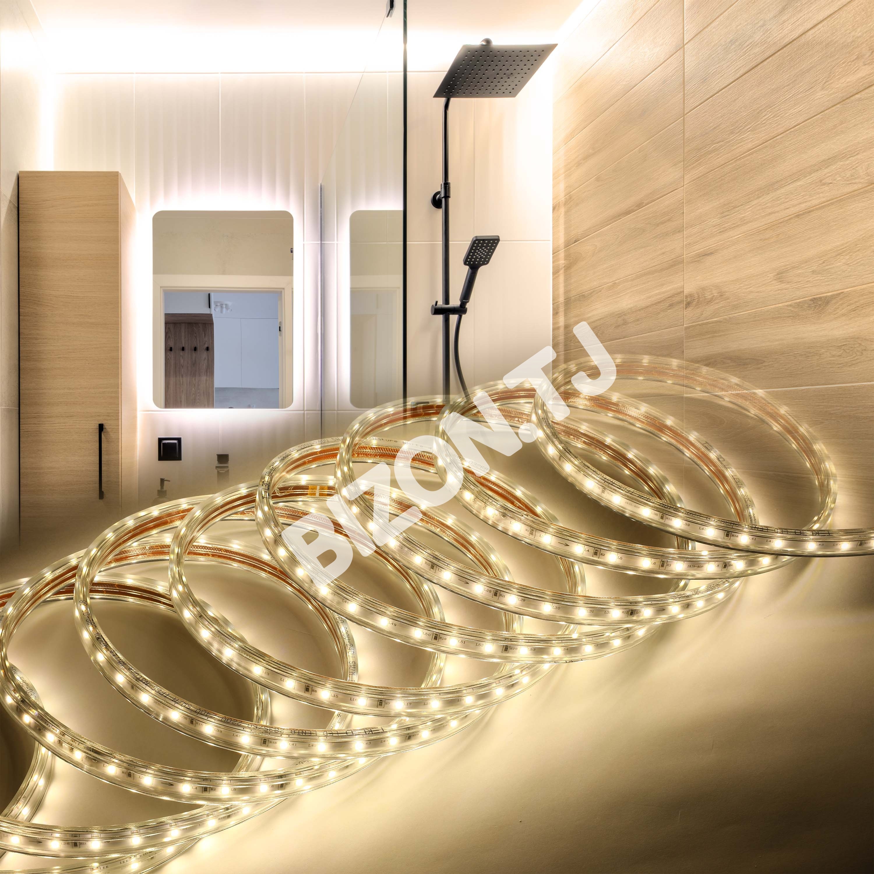 LED lentа 2835 / 60L 220 В оранжевый 7 Вт / M IP6550 м, 582-03271 17