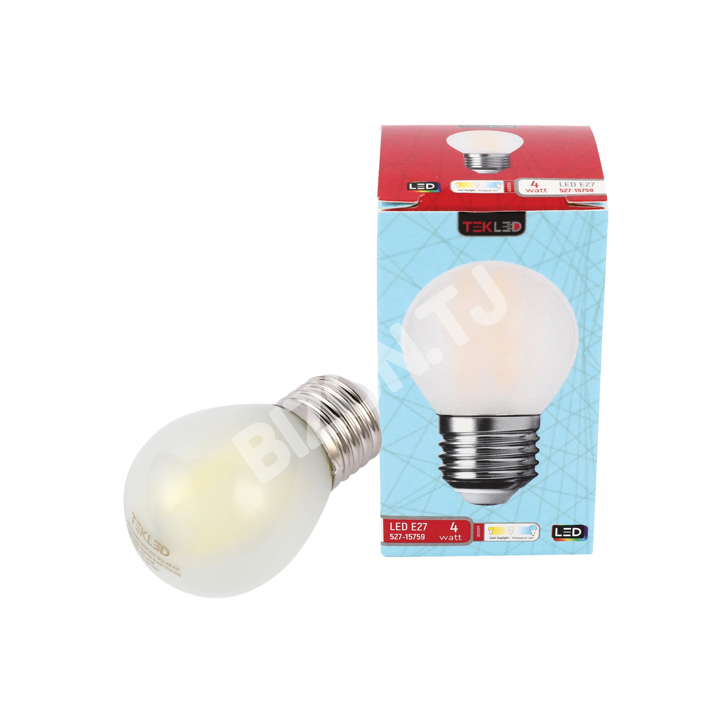 Лампа LED Filament Bulb Golf ball 4 Вт E27 85-265 В 6000 К F, 527-15759 3