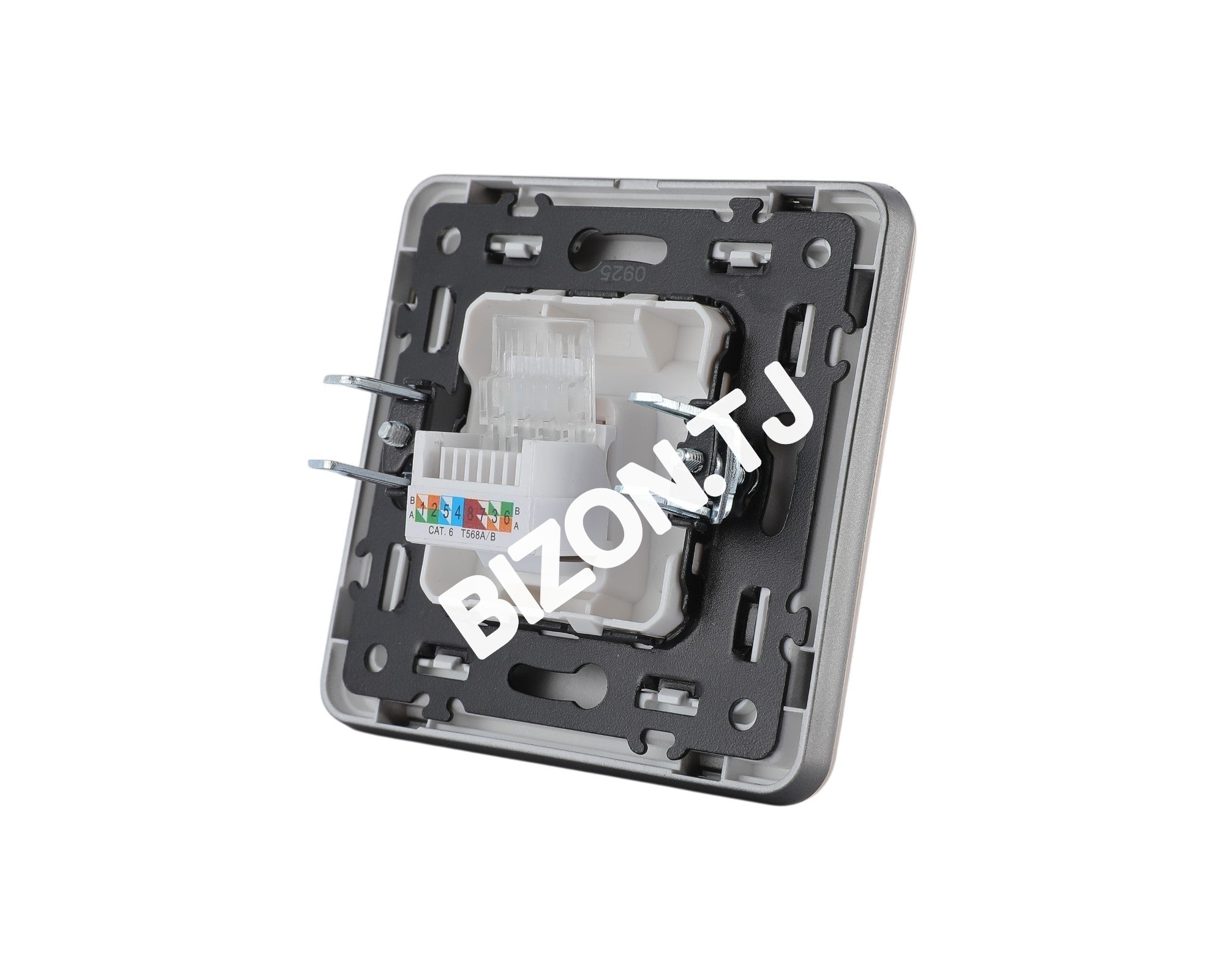 Розетка компьютер RJ45 CAT6, с / у, Бирюза, серия SAKURA, 100 / 10, 282-03580 23