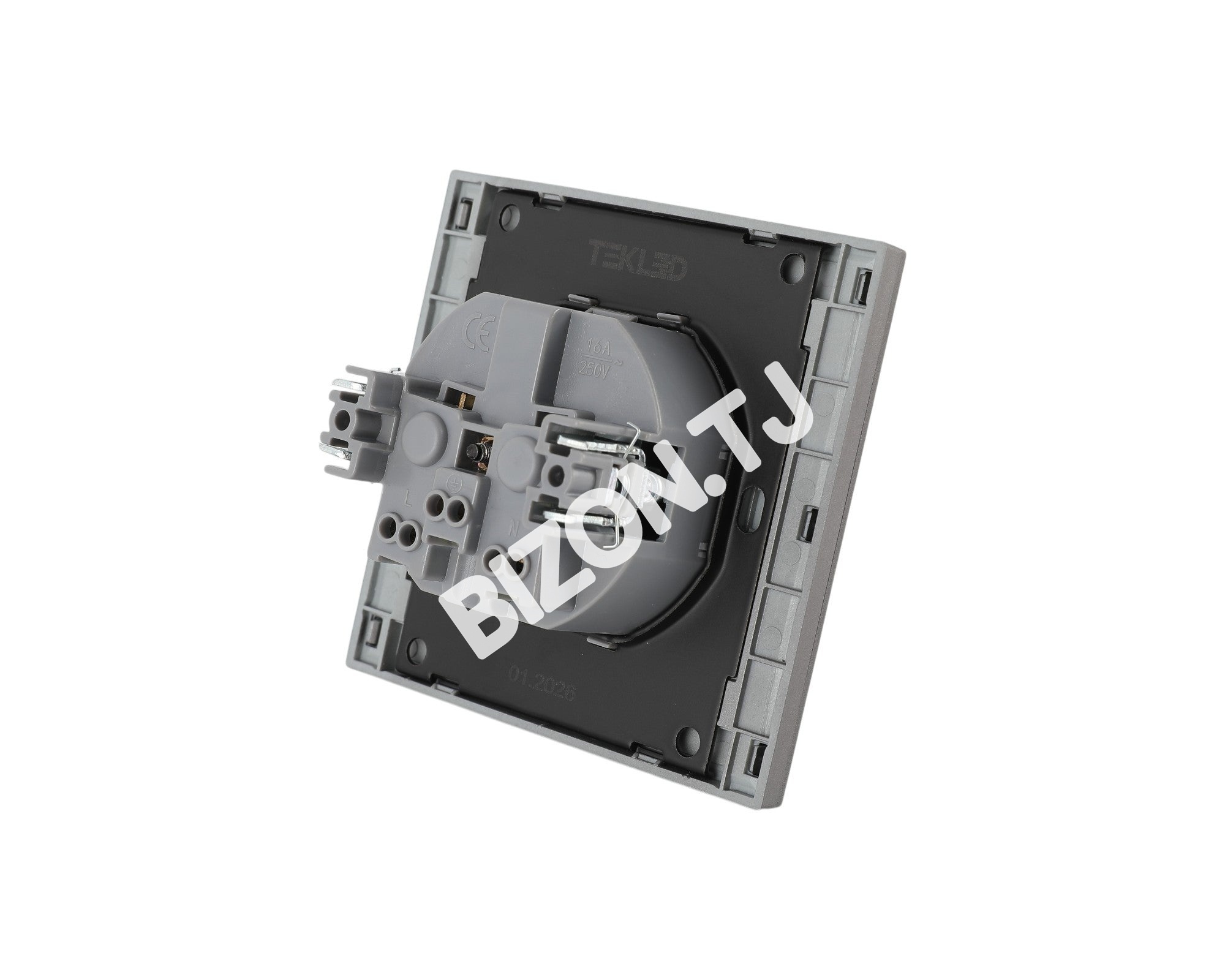 Розетка SCHUKO с / з, с / у, Мокко, серия NIZMO, ELECTRIC 120 / 10, 283-03612 18