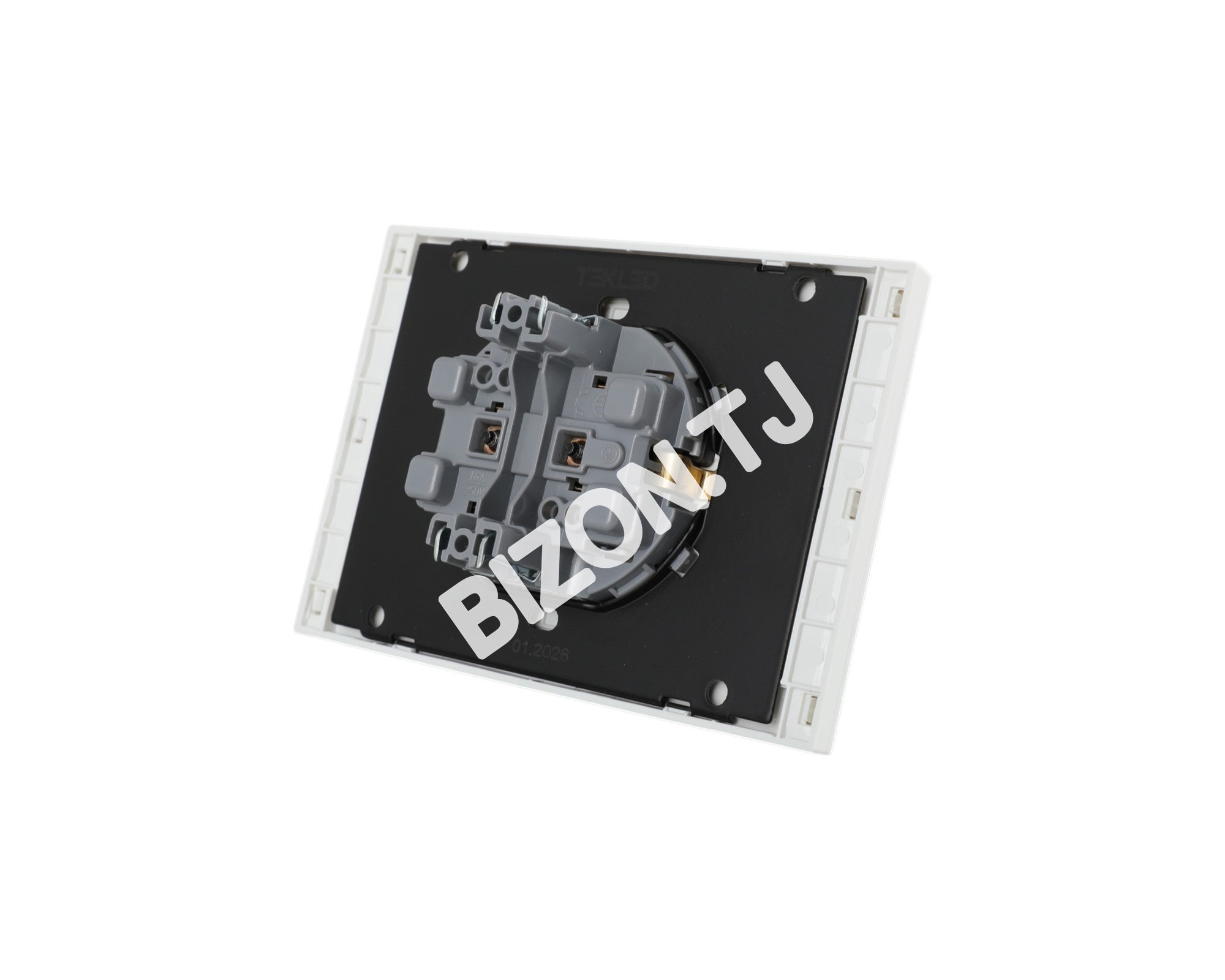 Розетка 2-я SCHUKO с / з, с / у, Мокко, серия NIZMO, ELECTRIC 72 / 6, 283-03616 10